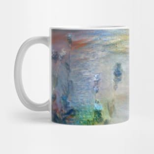 Floral lavender flowers with pastel blending colors Mug